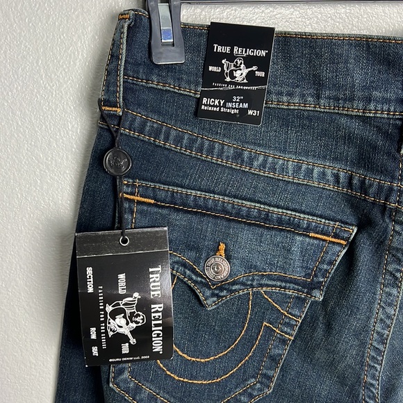 True Religion Ricky Relaxed Straight Jeans - Picture 6 of 14